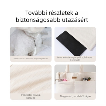 Autó- és szabadtéri háziállat táska – 20 L, poliészter, egyszínű, közepesen lágy felépítés, váll- vagy kereszttáska-stílus