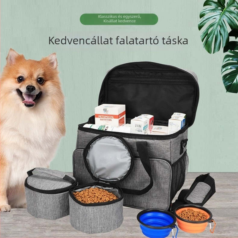 Bluebird Kisállat-táska – 10L dupla vállú utazótáska kutyáknak és macskáknak, szigetelt béléssel