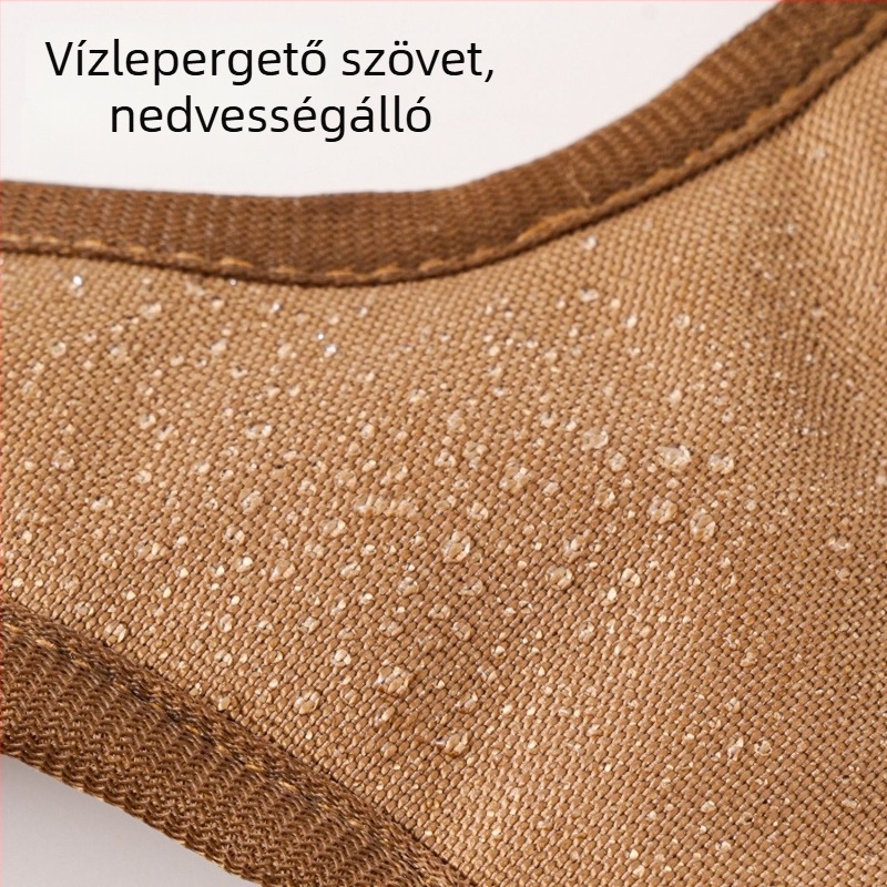 Vest-stílusú kutyahám, poliészter, nem bővíthető, kötél és lánc