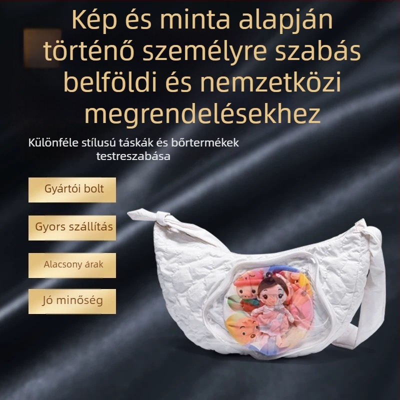 Személyre szabott kisállat táska: macska hátizsák űrkapszula stílusban, canvas anyag, betűs minta, közepes merevség