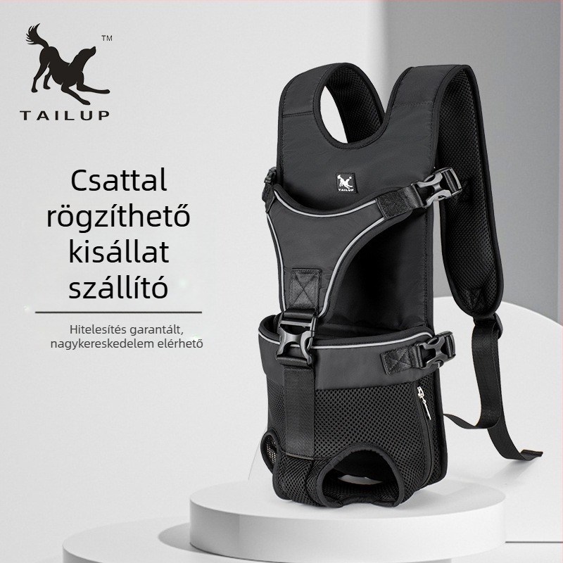 TAILUP KUTYÁKNAK ÁLLÍTHATÓ MELLKASI TÁSKA — Kamuflált minta, Oxford anyag