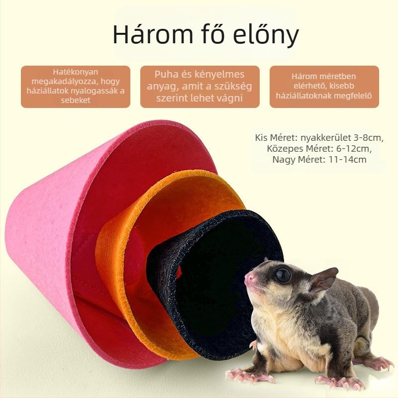 Kisállatok számára antiharapó Elizabeth gallér — Sugar Gliders, hörcsögök, mókusok és mások — Koreai velúr