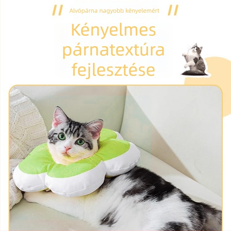 Tongbo háziállat Elizabeth-kollár – Cartoon minta, Poliészter, Univerzális, Anti nyalogatás