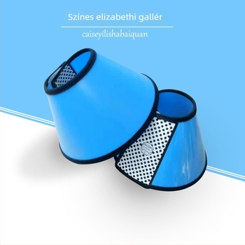 Elizabethán gallér háziállatoknak – puha anyag, nyalogzás elleni védelem, posztoperatív védelem, PP flanel