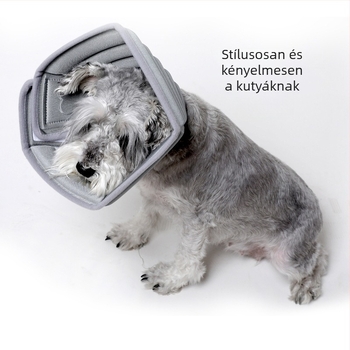 Elizabethán nyakörv kutyáknak, EVA puha kónusz, monokróm minta, univerzális illeszkedés, japán–koreai stílus