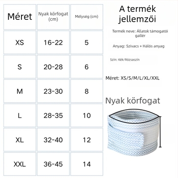 Kutyáknak és macskáknak szóló védő nyakvédő – Monokróm minta, poliészter anyag, cowboy stílus, minden évszakban használható