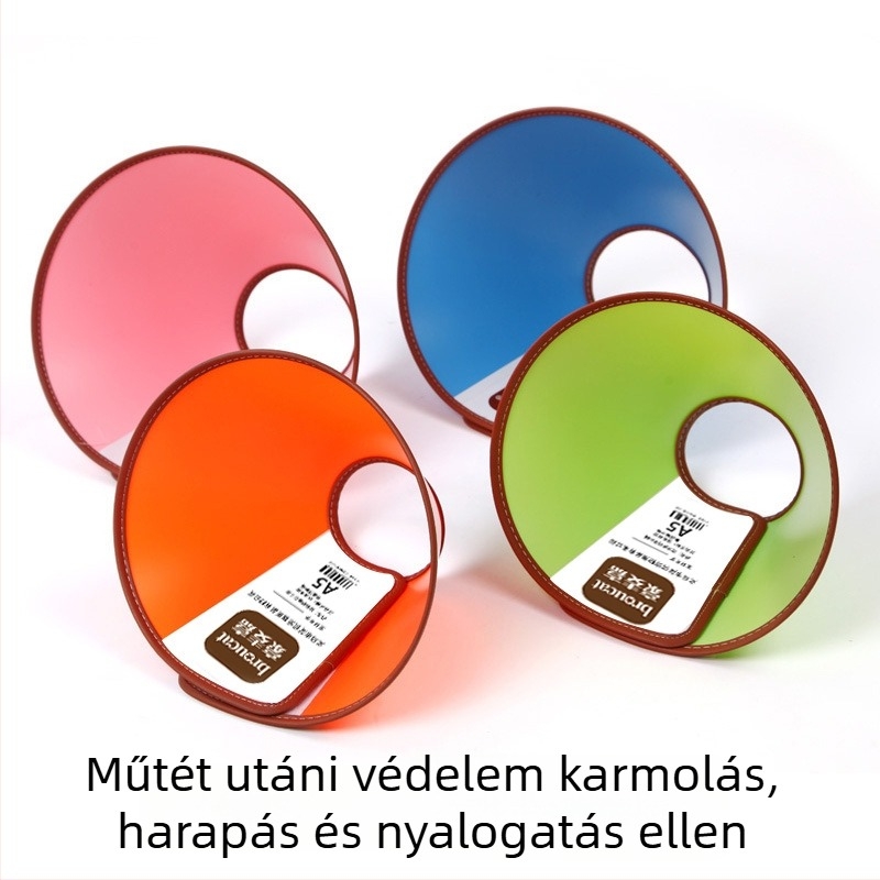 Haomaijia Elizabeth-kör háziállatoknak – fejvédő kutyáknak és macskáknak, védelem a nyalogatás ellen, PP anyag