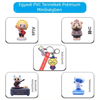 Mascot kulcstartó, 3D drip gel dizájn, PVC lágy gél anyag, fém medál, testreszabható logó nyomtatással