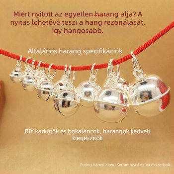 Medál 925 Sterling ezüstből, kézzel készített, Fujian-i eredetű, tisztaság 925