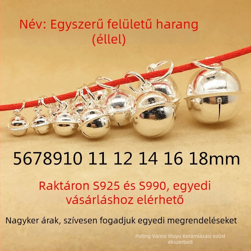Medál 925 Sterling ezüstből, kézzel készített, Fujian-i eredetű, tisztaság 925