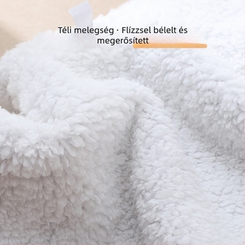 Kutyák téli kapucnis kabát waffle mintázattal, lezser stílus, Leshuang Pet Tools márka