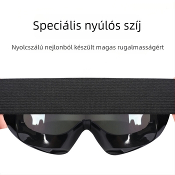 Kutyaszemüveg – vízálló, szélálló és UV-védett; anyag: poliészter; stílus: szabadidős; általános célú kutyáknak.