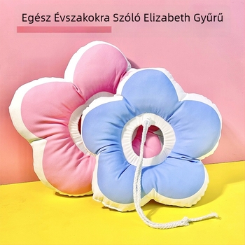 Elizabethán macskanyakörv – puha fejvédő a nyalás elleni védelemért, rajzfilm mintás, PP anyag, minden szezonban univerzális illeszkedés
