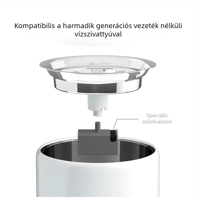 Xiao Pei háziállatok vízadagolója – Filter Cotton, levehető kialakítás, kutyák és macskáknak, 2020-ban debütált