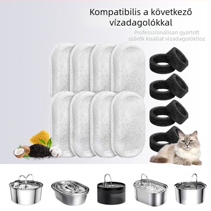 Automata vízadagoló szűrőelem macskáknak és kutyáknak – aktív szén szűrő