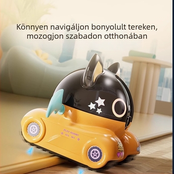 Kutyák és macskák számára kísérő robot, mozgatható távmegfigyelő kamera otthoni használatra