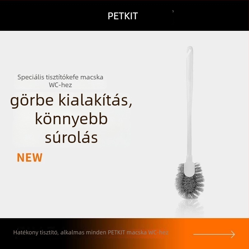 Xiaopei Okos Macska WC Tisztító Kefe, PP Anyag, Small PetKit Márka