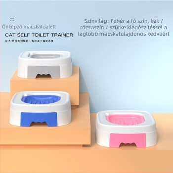 Macskaalomtálca teljesen zárt kialakítású, fiókos design, automatikus tanítás, anti-odor funkció, ABS műanyag