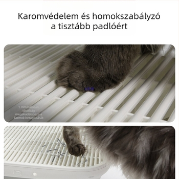 Intelligens macska WC-homok ellenőrző pedál, PVC anyag, Xiangrun márka, kompatibilis a 106-os intelligens macska toalellel, fröccsenés elleni védelem