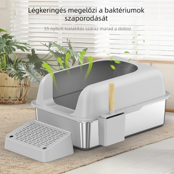 Macskaalomtál — fém és műanyag kivitel, alkalmas macskáknak, nem importált
