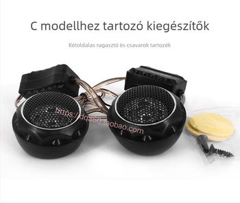 Autó audio továbbfejlesztő készlet: tweeter és mélysugárzó, modell T280, impedancia 4 Ω, hangnyomásszint 35