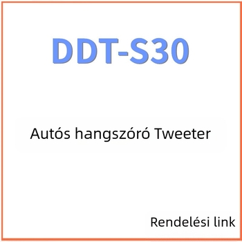 DDT-S30 Magasfrekvenciás hangszóró kürttel, 4Ω, 60W, 22Hz–35kHz, Selyemfilmes diafragma