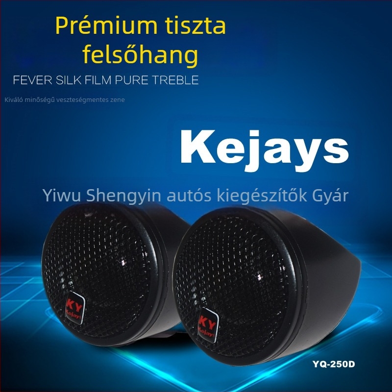 Elektronikus autóharsona, modell YQ-250D, teljesítmény 120 W, impedancia 4 Ω, hangerő 90 dB