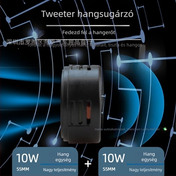 Körkörös autó tweeter, modell Tweeter head, 10W, 8Ω