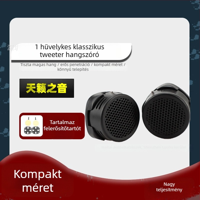 Körkörös autó tweeter, modell Tweeter head, 10W, 8Ω