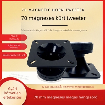 Mágneses kürtös tweeter meghajtó professzionális színpadi és KTV hangzáshoz, sztereó