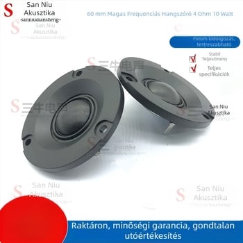 Tweeter selyem-dóm, 4 Ω, 10 W, hangfalakhoz