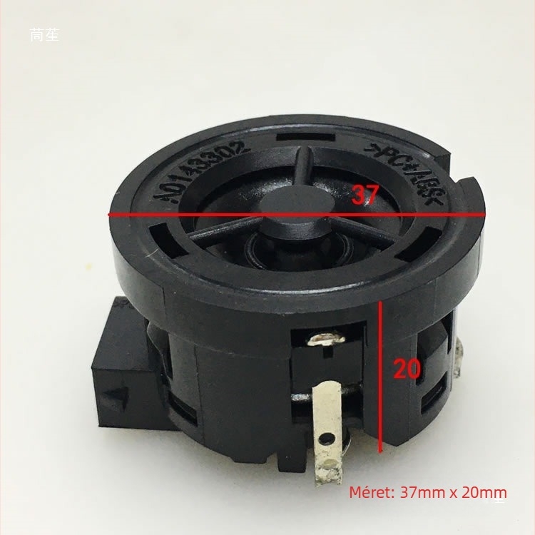Autóba szerelt 1 hüvelykes tweeter, 4 Ω, 20 W