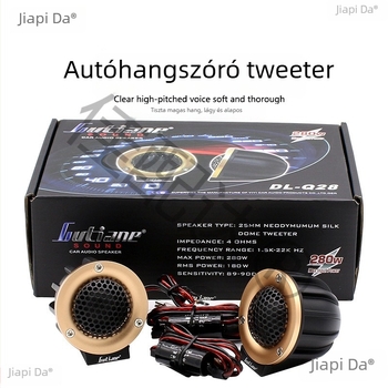 Autóhifi tweeter pár kondenzátor alapzattal, 4 Ω, 89 dB/W, 25 mm hangtekercs