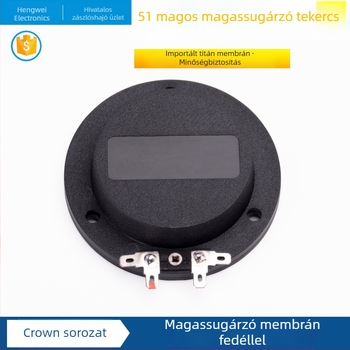 51-核os hangszóró diafragma, 51.2 hangszóró tekercs, 51.3 titán diafragma – kürt meghajtó kiegészítők