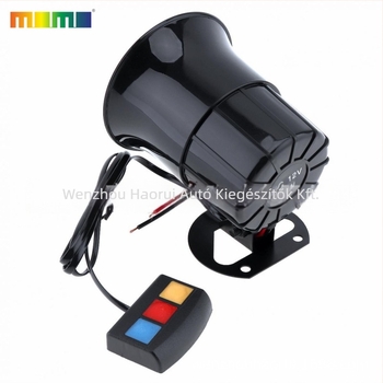Autó- és motorkerékpárriasztó kürt HR-1301A-3, 12/24V, 20W, 110dB, 8Ω