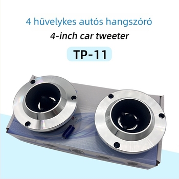 TP-11 Alumínium autóhangszóró (magas hang) — 4 Ω, 150 W, 35 Hz-20 kHz, 92 dB