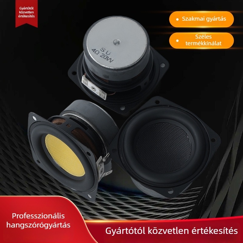 52 mm selyemfilm tweeter neodímium-mágnessel, belső mágneskörrel, 2 hüvelyk, teljes irányultságú megfigyelési rendszerekhez