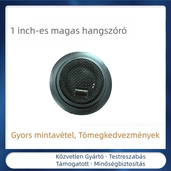 Autó kürt magas tónusú fejjel, impedancia 4 Ω, hangnyomás 90,5 dB, univerzális illesztés.