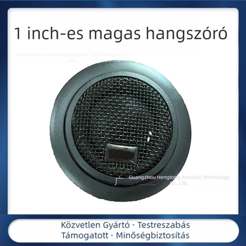 Autó kürt magas tónusú fejjel, impedancia 4 Ω, hangnyomás 90,5 dB, univerzális illesztés.