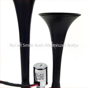 Autó légkürt, modell Sp001, 12V/24V tápegység, frekvencia tartomány 1-50 Hz