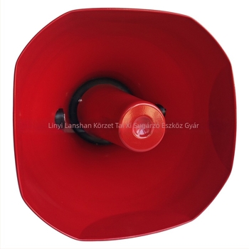 50W kürt hangszóró reklámhoz, integrált kürt, papírdiafragma, belső magnet, egyirányú