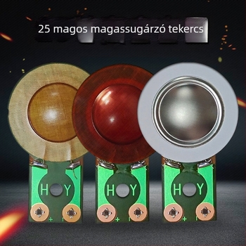 Tweeter meghajtófej 25.5 mm tekercs és titán membrán