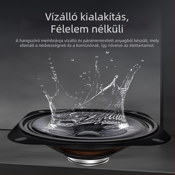 ERQU Koaxiális vízálló hangfal, 8 Ω, 15 W, Neodímiummágneses, Teljes közép- és magas frekvenciák tartománya