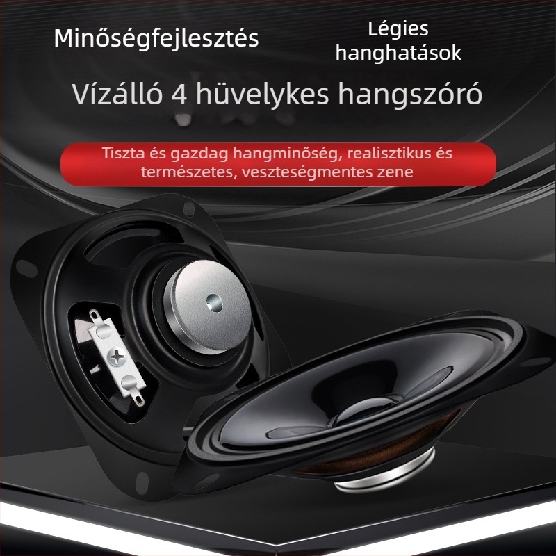 ERQU Koaxiális vízálló hangfal, 8 Ω, 15 W, Neodímiummágneses, Teljes közép- és magas frekvenciák tartománya