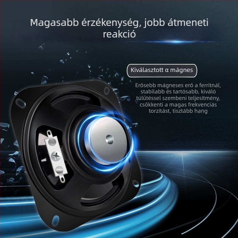 ERQU Koaxiális vízálló hangfal, 8 Ω, 15 W, Neodímiummágneses, Teljes közép- és magas frekvenciák tartománya