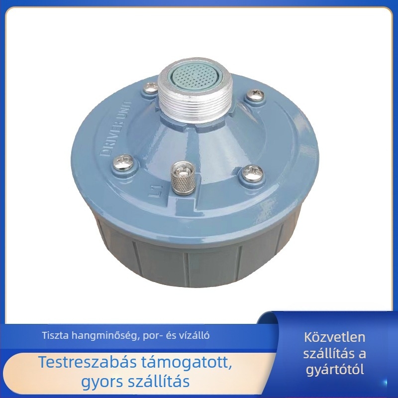 AU-60 Tweeter meghajtófej Hornhoz, belső mágneses kör, membrán papírtól mentes anyagból, 0,2–5,2 kHz frekvenciasáv, egyirányú