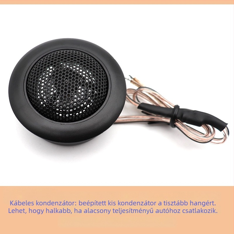 MA260 autó-tweeter, impedancia 4 Ω, érzékenység 93 dB, frekvencia-válasz 2 kHz–22 kHz