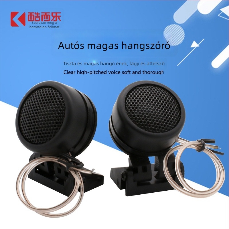 Autós tweeter K-366, 380 W, frekvenciasáv 5 kHz–20 kHz, érzékenység 89 dB