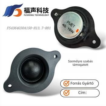 Autóhifi magas frekvenciás hangszóró, 4 Ω, 15 W, diafragma nem papír, belső mágnes