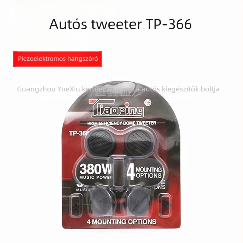 Autóhifi tweeter TP-366 Piezoelektrikus 10W 4Ω